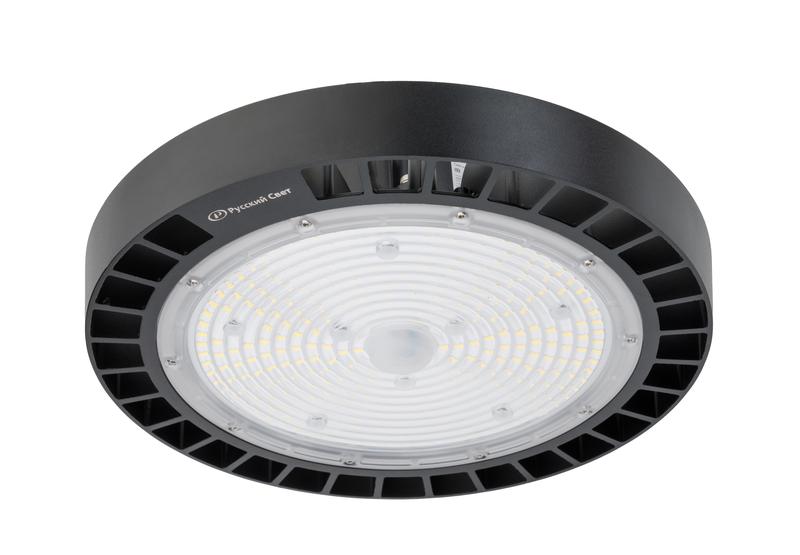 1817975.jpg Светильник светодиодный ДСП IB 10 S 150W W 850 BK D298xH112мм 150Вт 5000К IP65 High Bay подвес черн. Русский Свет 16091023049 — изображение 1