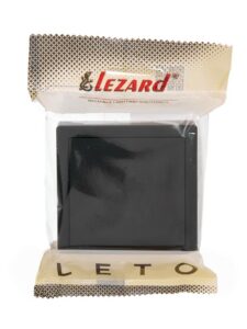Выключатель проходной 1-кл. ОП LETO черн. бархат LEZARD 752-4200-105 — изображение 4