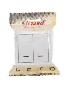 Выключатель 2-кл. ОП LETO 10А IP20 с индикацией бел. LEZARD 752-0200-112 — изображение 4