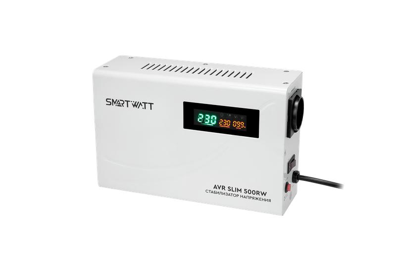 1824891.jpg Стабилизатор напряжения настенный SMARTWATT AVR SLIM 500RW 4512020310002 — изображение 1