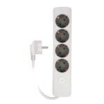 Удлинитель 4х5м с заземл. с выкл. бел. ET-04-500W (4х5.0) JAZZway 5051836 — изображение 2