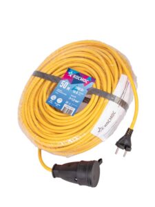 Удлинитель-шнур 1х50м 16А IP44 220В 3.5кВт ПВС 2х1.5 УХ16 Россия КОСМОС YSHKsm50m-1g(16A)S — изображение 2