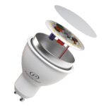Лампа светодиодная RS GU10 7W 220-240V 4000К 7Вт 560лм Ra 90 рефлектор Русский Свет 15011345076 — изображение 2