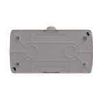 Розетка 2-м ОП Клио 16А IP54 с заземл. с прозр. крышкой сер. UNIVersal К2232-Gr — изображение 3