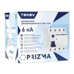 Выключатель дифференциального тока (УЗО) 4п (3P+N) 63А 30мА тип AC 6кА PRIZMA TOKOV ELECTRIC TKE-PZ60-RCDM-4-63-30-AC — изображение 2