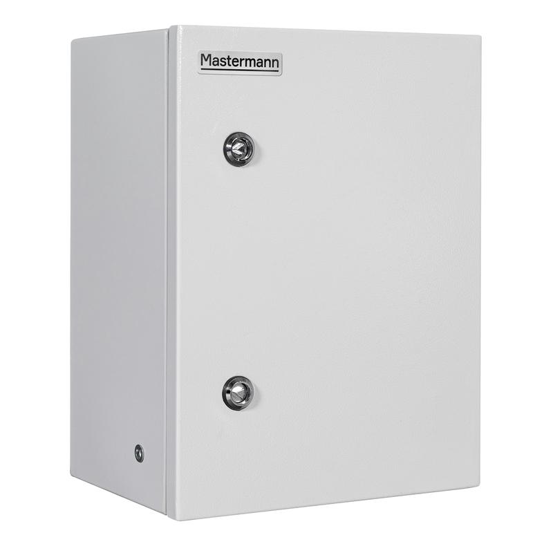 1848488.jpg Шкаф монтажный 300x400x150мм IP66 12У Mastermann 00-01020310 — изображение 1