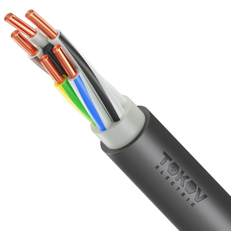 1855152.jpg Кабель TOKOV ELECTRIC ВВГнг(А)-LS 5х16 ОК (N PE) 1кВ (м) УТ000029823 — изображение 1