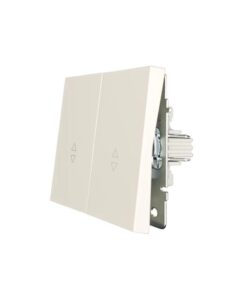 Выключатель проходной 2-кл. 2п СП ZIMA 10А IP20 безвинтов. зажим механизм сл. кость LEZARD 704-9088-106QC — изображение 3