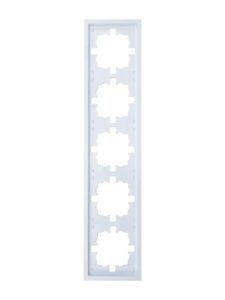 Рамка 5-мест. горизонт. ZIMA бел. LEZARD 704-0200-150