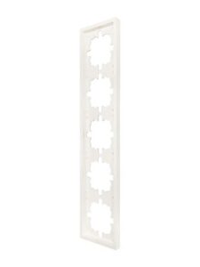Рамка 5-мест. горизонт. ZIMA слон. кость LEZARD 704-9000-150 — изображение 2