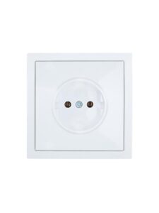 Розетка 1-м СП ZIMA 16А IP20 без заземл. безвинтов. зажим ПБТ механизм бел. LEZARD 704-0288-121BQC