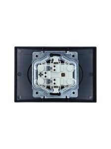 Розетка 2-мест. с/з СП ZIMA IP20 16А ПБТ безвинт. зажим черн. бархат LEZARD 704-4200-127BQC — изображение 2