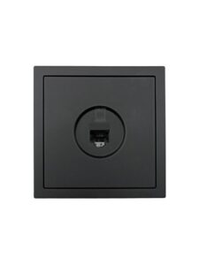 Розетка компьютерная 1-м СП ZIMA IP20 механизм черн. бархат LEZARD 704-4288-140