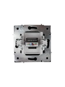 Розетка компьютерная 1-м СП ZIMA IP20 механизм черн. бархат LEZARD 704-4288-140 — изображение 5