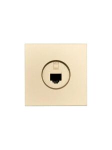 Розетка компьютерная 1-м СП ZIMA IP20 механизм зол. LEZARD 704-3688-140