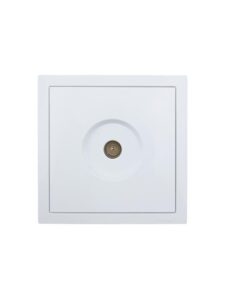 Розетка телевизионная оконечная TV 1вых. СП ZIMA IP20 механизм бел. LEZARD 704-0288-130