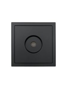 Розетка телевизионная оконечная TV 1вых. СП ZIMA IP20 механизм черн. бархат LEZARD 704-4288-130