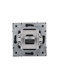 Розетка телефонная СП ZIMA IP20 евро стандарт механизм черн. бархат LEZARD 704-4288-137 — изображение 2