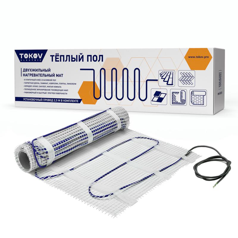 1873489.jpg Комплект "Теплый пол" (мат) 150Вт/кв.м 4кв.м TOKOV ELECTRIC TKE-MAT150-600-4 — изображение 1