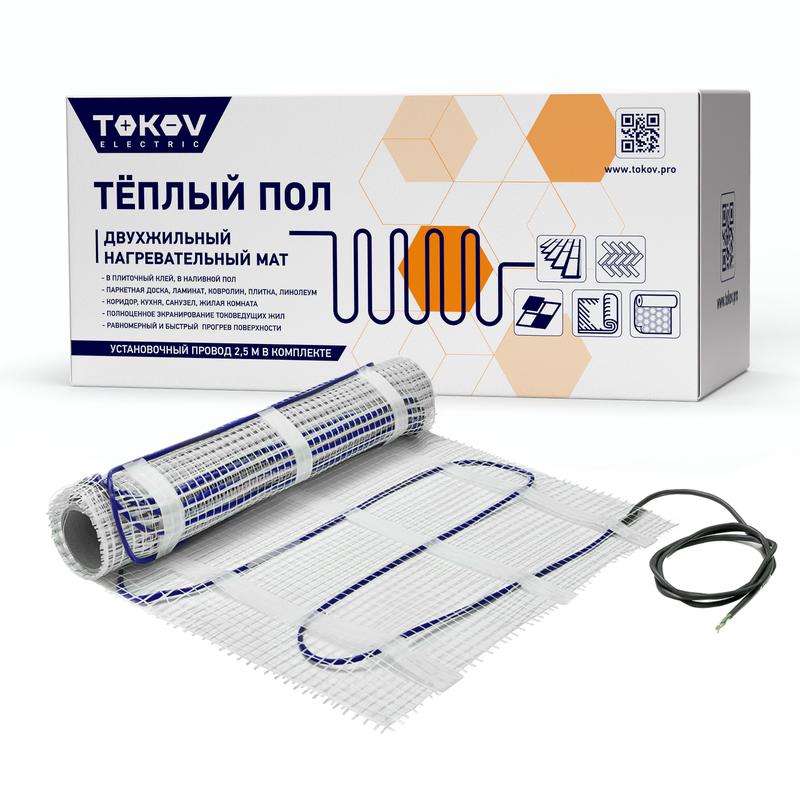 1873495.jpg Комплект "Теплый пол" (мат) 150Вт/кв.м 10кв.м TOKOV ELECTRIC TKE-MAT150-1500-10 — изображение 1