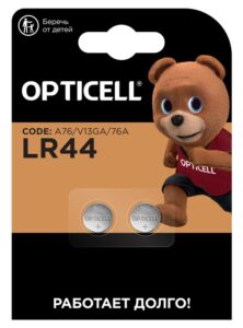 Элемент питания алкалиновый "таблетка" LR44/LR1154/AG13/G13 (блист.2шт) Specialty Opticell 5060006/6060006