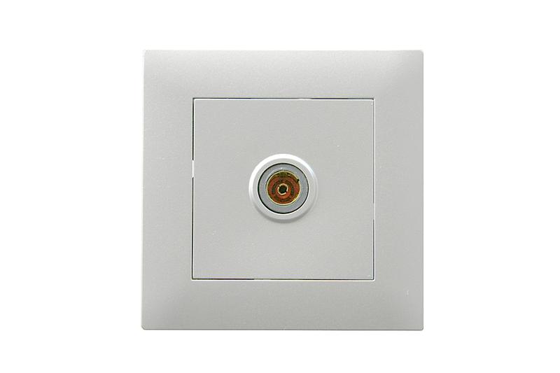 1889552.jpg Розетка TV проходная Karea RIZZ STAR сер. Makel 88065007 — изображение 1