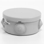 Коробка распределительная ОП 85х40мм 4 каб. вводов IP54 сер. (круг.) TOKOV ELECTRIC TKE-KR-85-40-C06 — изображение 2