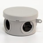 Коробка распределительная ОП 65х40мм 4 каб. вводов IP54 сер. (круг.) TOKOV ELECTRIC TKE-KR-65-40-C06 — изображение 2