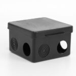 Коробка распределительная ОП 80х80х50мм 7 каб. вводов IP54 черн. TOKOV ELECTRIC TKE-KR-80-80-50-C05 — изображение 2