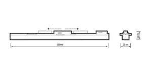 Светильник светодиодный трековый PTR 4018 18Вт 4000К 120град. BL 600мм IP40 Pro JazzWay 5060678 — изображение 2