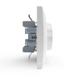 Розетка 2-м СП AVA 16А IP20 с заземл. защ. шторки в сборе бел. TOKOV ELECTRIC TKL-AV-R2FZSF-C01 — изображение 3