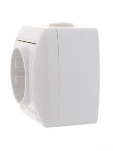 Розетка 1-м ОП Nata 16А IP20 с заземл. керамика бел. LEZARD 710-0200-122 — изображение 2
