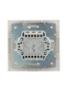 Выключатель 1-кл. СП Mira 10А IP20 с бел.вставкой бел. LEZARD 701-0202-100 — изображение 3