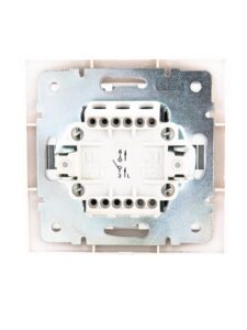 Выключатель 1-кл. СП Mira 10А IP20 с сер. вставкой бел. LEZARD 701-0215-100 — изображение 3