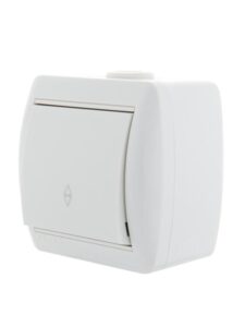 Переключатель проходной 1-кл. ОП Nata 10А IP20 бел. LEZARD 710-0200-105 — изображение 2