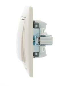 Переключатель проходной 1-кл. СП Mira 10А IP20 со вставкой крем. LEZARD 701-0303-105 — изображение 5