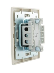 Переключатель проходной 1-кл. СП Mira 10А IP20 со вставкой крем. LEZARD 701-0303-105 — изображение 2