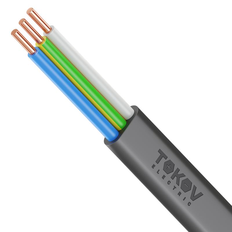 1945402.jpg Кабель TOKOV ELECTRIC ВВГ-Пнг(А)-LSLTx 3х6 ОК (N PE) 0.66кВ (м) УТ000030890 — изображение 1