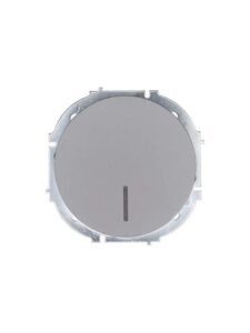 Выключатель 1-кл. СП OSEN 10А IP20 с подсветкой механизм сер. матов. LEZARD 743-7488-111