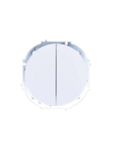 Выключатель 2-кл. СП OSEN 10А IP20 механизм бел. LEZARD 743-0288-101