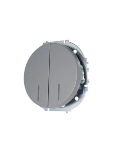 Выключатель 2-кл. СП OSEN 10А IP20 с подсветкой механизм сер. матов. LEZARD 743-7488-112 — изображение 4