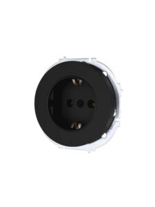 Розетка 1-м OSEN IP20 16А с заземл. ПБТ механизм черн. бархат LEZARD 743-4288-122B — изображение 4