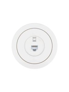 Розетка компьютерная СП OSEN RJ45 кат.6 механизм бел. LEZARD 743-0288-140 — изображение 3