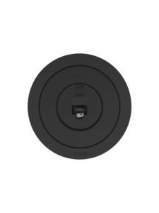 Розетка компьютерная СП OSEN RJ45 кат.6 механизм черн. бархат LEZARD 743-4288-140 — изображение 3