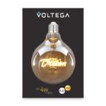Лампа светодиодная Loft Led G125 4Вт 2500К E27 Voltega 8552 — изображение 4