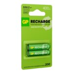 Аккумулятор AAA/HR03 RECHARGE 1.2В 400мА.ч 40AAAHCV-2CRSBC2 16/96 (блист.2шт) GP 20250 — изображение 4