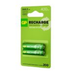 Аккумулятор AAA/HR03 RECHARGE 1.2В 400мА.ч 40AAAHCV-2CRSBC2 16/96 (блист.2шт) GP 20250 — изображение 5