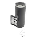 Светильник PWL 20590 GX53-2 GR 230В IP65 под лампу GX53 архитектурный JazzWay 5065130 — изображение 3