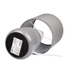 Светильник настольный JH2-02-gy E14 IP20 130х130х255мм керамика; ткань; PVC-пластик сер. JazzWay 5062320 — изображение 2