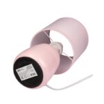 Светильник настольный JH2-02-pk E14 IP20 130х130х255мм керамика; ткань; PVC-пластик роз. JazzWay 5062337 — изображение 5